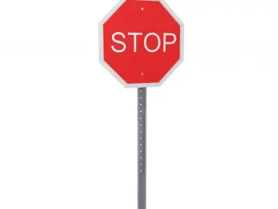 Stop Sign 3D model