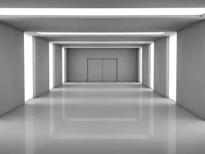 Room Interior Low-poly 3D model