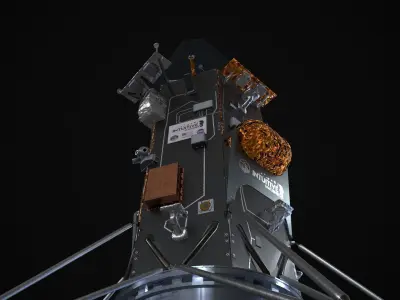 Nova-C Lunar IM-1 MISSION Low-poly 3D model