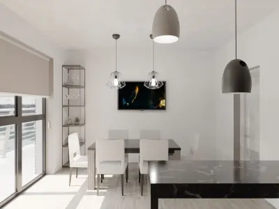 Kitchen Interior 3D Model 3D model buy
