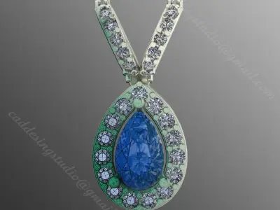 Pendant bi7 3D print model