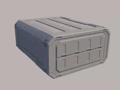 Sci-fi Container 3D model