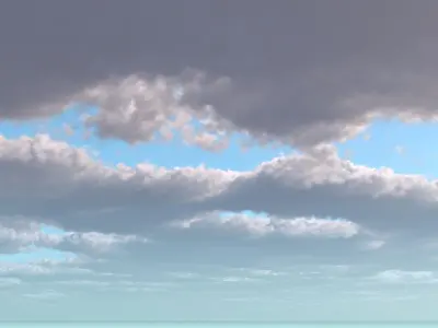 Sunny Cloudy Sky 3D model