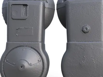 Long Beach Parking Meter 3D model