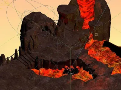 Magic City - Magma Stone 32 3D model