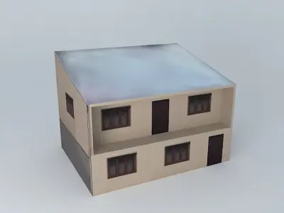 Quiet street in Pilsen Free 3D model