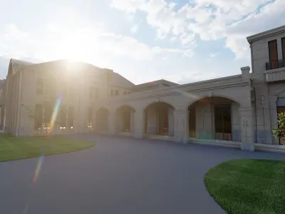 Building office-Modern office 3D model