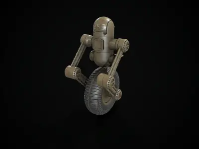 Recon dron Low-poly 3D model