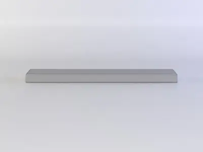 Small plank Low-poly 3D model