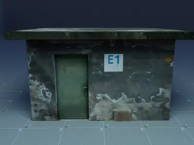 E10s Electrical Box 03 3D model