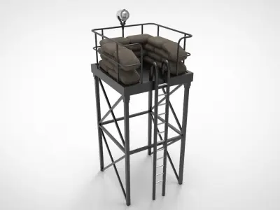 Harbour Tower guard  3D model