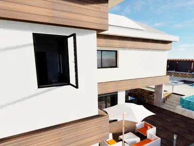 Single Opening Window 3D model