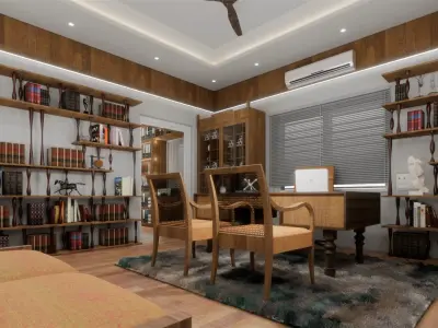 Advocate office - interior - office space  3D model