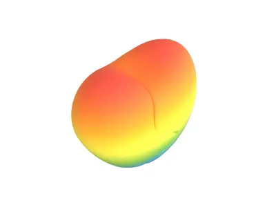 Broken Heart v1 013 Low-poly 3D model