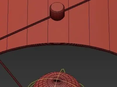 Table lamp 3D model 145