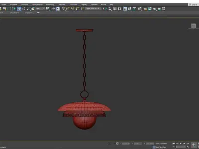 Herkimer Pendant Light Low-poly 3D model