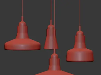 Shadow Mini Ceiling Pendant 3D model