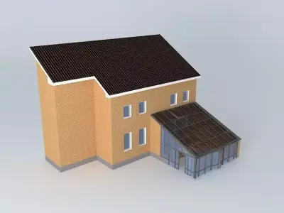 Conservatory Patio Free 3D model