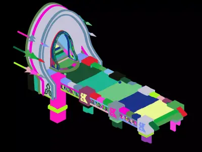 Palace - Geonomiya Dongmen 01 3D model