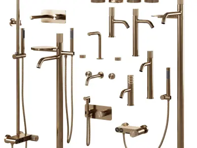 Faucet set Stick by Boheme 3D model