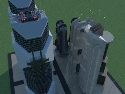 SpiderWare City Block 3D model purchase