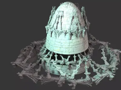 Moon of Kerberos Tower 3D model