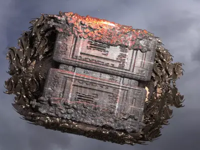 Hades Cube Dark 3 3D model