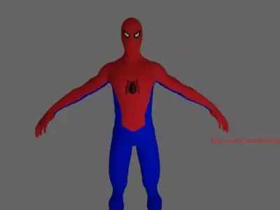 spider-man 3d model MCU rigged 3D model