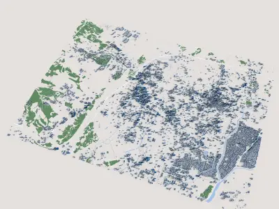 Taichung City Taiwan 3D model