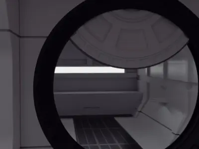 The Mandalorian - Rebel Prison Ship 5 - Cell Interior 1-18 scale 3D print model