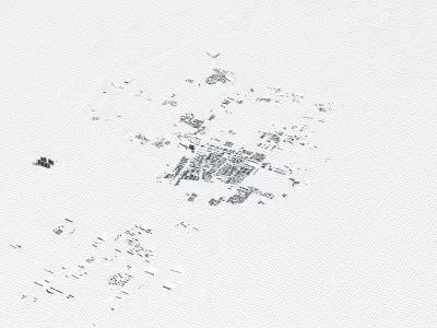 Qiqihar China City Landscape 3D Model 3D model