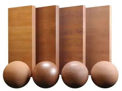 Fine Teak Wood Varnished Texture PBR Vray Corona Blender Texture