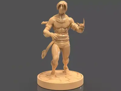 Vega or Balrog Sculpture from Street Fighter 3D print model