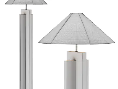 Il Solido Crossbase Lamp Crate And Barrel 3D model