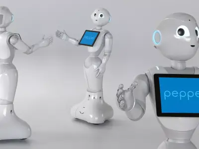 Information Display Pepper Robot 3D model