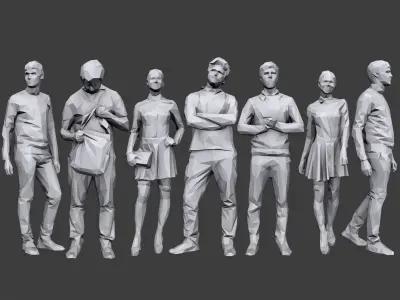  Complete Lowpoly People Pack 