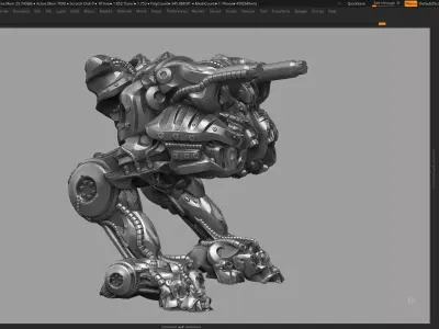 robot battle a05 3d print model 3D print model