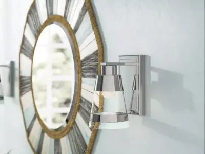 Jacey 1 - Light Dimmable Armed Sconce Free 3D model