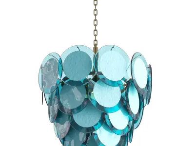 ONDA Chandelier by Romatti Low-poly 3D model