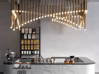 CAFE BAR NO5 A 3D model