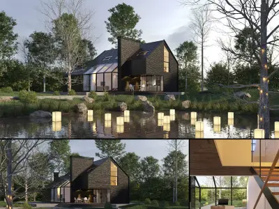 Black House Blues 3D model