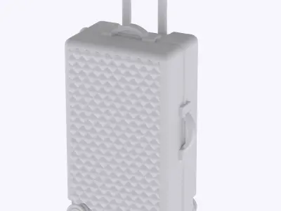 miniature Rolling suitcase 1 3D print model