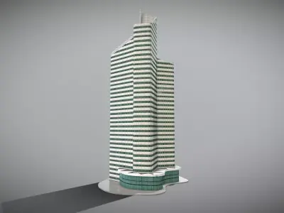 Tour First Low-poly 3D model