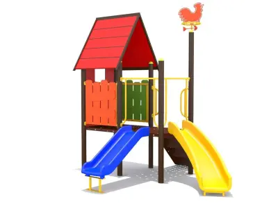Kids Playground Low-poly 3D model buy