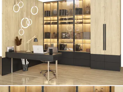 office furniture 19 3D model