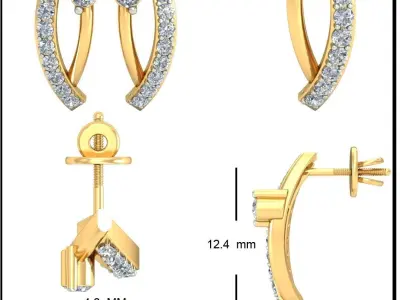 EARRING Free 3D print model