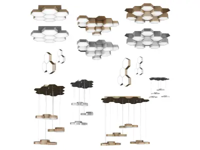 750 Favo Lightstar Collection 3D model