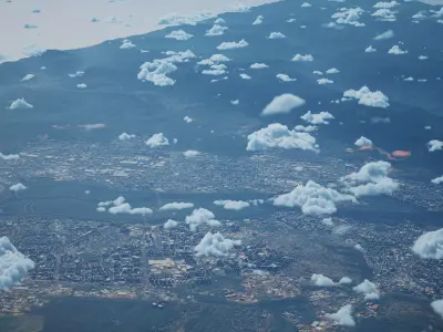 Krasnoyarsk Russia City Landscape 3D Model 3D model