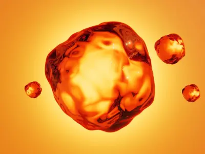 Liquid Blob Shader - Procedural Stylized Material for Blender Texture