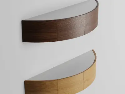 Kerio wall lamp Low-poly 3D model